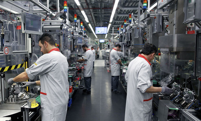 Diesel Pump Manufacture Inside A Robert Bosch GmbH Plant